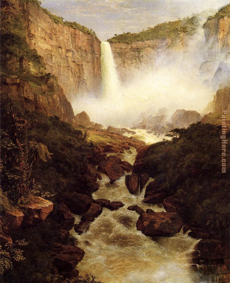 Frederic Edwin Church Tequendama Falls, near Bogota, New Granada